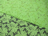 Verde de nylon de la tela del cordón del algodón floral hermoso con SYD-0013 de teñido reactivo