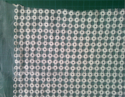 El algodón de la naturaleza el 130cm bordó la tela del cordón para la ropa de la ropa
