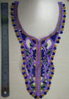 Adorno polivinílico del algodón del diseño púrpura hermoso con el estilo de Fashional