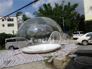 0,8 tiendas inflables de la burbuja de la lona del PVC de 0.9m m con el uso blanco de la promoción de la cremallera