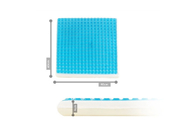 Cojín del gel de la cubierta del poliéster/amortiguador de asiento de carro de enfriamiento de la espuma de la memoria