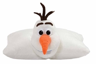 Amortiguadores y almohadas congelados Disney personalizados de Olaf 18 pulgadas en blanco