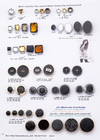 Los ABS del OEM gotean los botones/los botones de acrílico del diamante artificial para los accesorios de la ropa