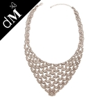 El metal plateado antiguo del diseño de la moda handcrafted los collares 2013 (JNL0137)