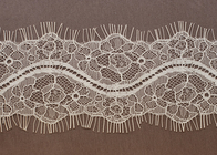Lady White Wave Crochet Nylon pestaña Lace Trim para Fabric