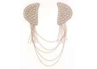 Largas cadenas de joyería halos hombro diseños artesanales collares (NL-298)