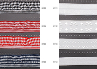 Algodón tejido tejido impreso ropa de colores cinta elástica banda