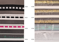 Tejidos de colores personalizan con cable banda de falda de cinta elástica