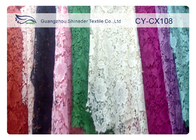 Tela bordada algodón de nylon del cordón con la anchura CY-CX108 del 120cm