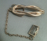 Hebilla del cinturón del paño de la aleación de oro para la ropa/los zapatos/bolso/correa con la cadena