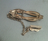 Hebilla del cinturón del paño de la aleación de oro para la ropa/los zapatos/bolso/correa con la cadena