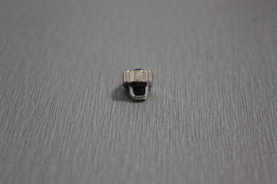 la ropa de encargo de acrílico del ABS 14L abotona con el diamante azul para la camisa de la muchacha