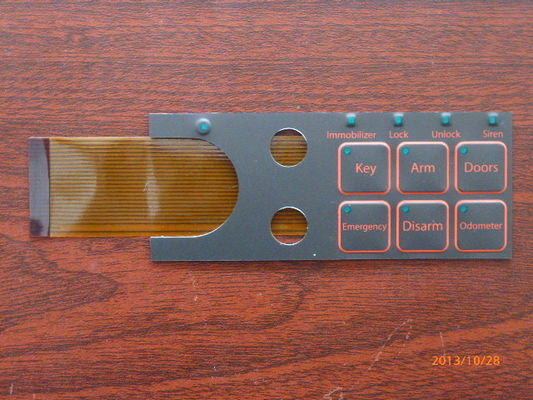 Interruptor de membrana modificado para requisitos particulares del teclado de la pantalla táctil del botón 0.05m m - 1.0m m