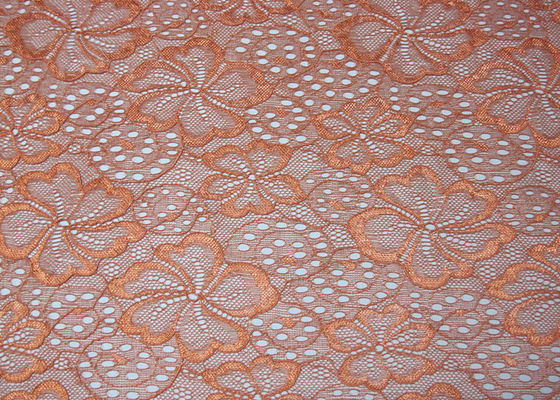 Tela elástico del cordón de Spandex de la nueva moda para el vestido de boda, ropa interior CY-DN0006
