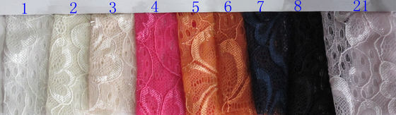 Tela elástico del cordón de Spandex de la nueva moda para el vestido de boda, ropa interior CY-DN0006
