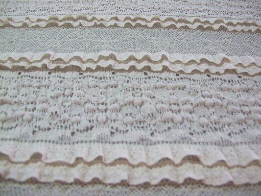 Tela nupcial de múltiples capas Eco 50' amistoso del ajuste del encaje elástico “- 52" 'CY-LW0182