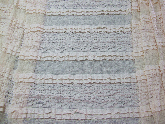 Tela nupcial de múltiples capas Eco 50' amistoso del ajuste del encaje elástico “- 52" 'CY-LW0182