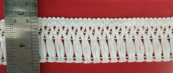 Cordón/borla solubles en agua de Qmilch de la franja corta para la decoración