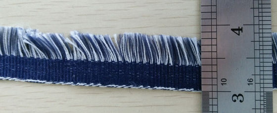 Un dobladillo más bajo de la franja del cordón del estampado de plores decorativo corto del ajuste para el cuello respetuoso del medio ambiente