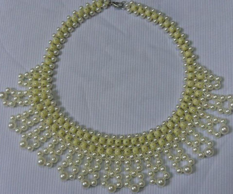 Los ABS amarillos decorativos gotean/el cuello de las gotas con la langosta y los clips