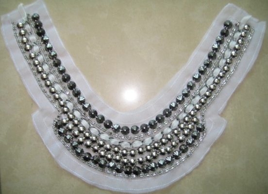 Collar cristalino hecho a mano del cuello de la gota