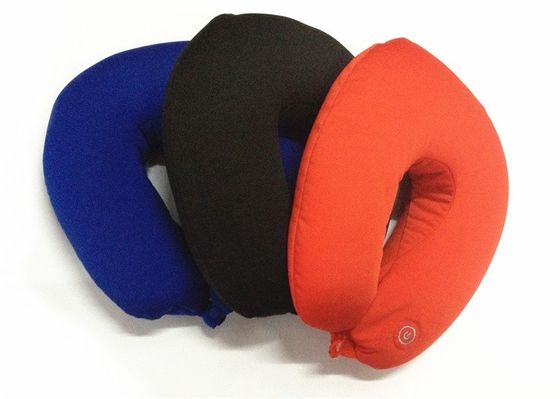 Relaje la almohada eléctrica del masaje de la forma de las gotas U de la espuma, almohada del cuello del viaje