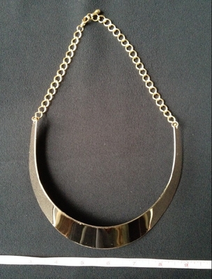 Alee el collar mezclado joyería maciza del metal de la moda con los círculos grandes