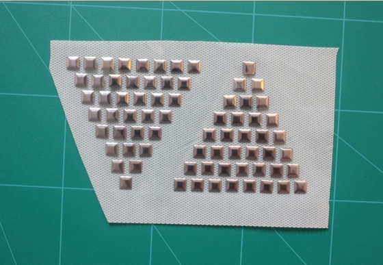 Transferencia de aluminio del arreglo caliente simple, transferencias de calor triangulares del diamante artificial del modelo