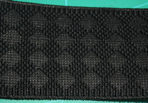Nilón/modelo elástico del Rhombus de las correas del diamante negro de Spandex para los bolsos