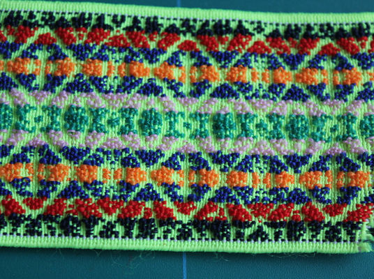 Nilón elástico tejido equipaje/Spandex de Colorized de la fluorescencia de las correas