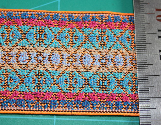 Nilón elástico tejido Colorized de lujo/Spandex de las correas los 5cm para la ropa