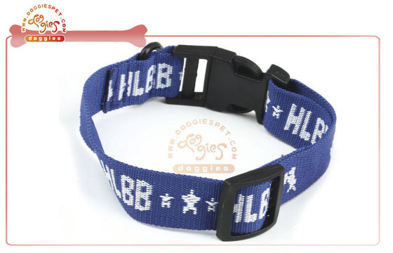 Correas de nylon modificadas para requisitos particulares del telar jacquar para los cuellos de perro personalizados