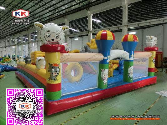 Niño inflable del parque de la diversión del jardín que despide los juegos modificados para requisitos particulares