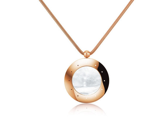 Las mujeres Bluetooth Smart del Rose-Oro cupieron la batería de medición del kilometraje del collar