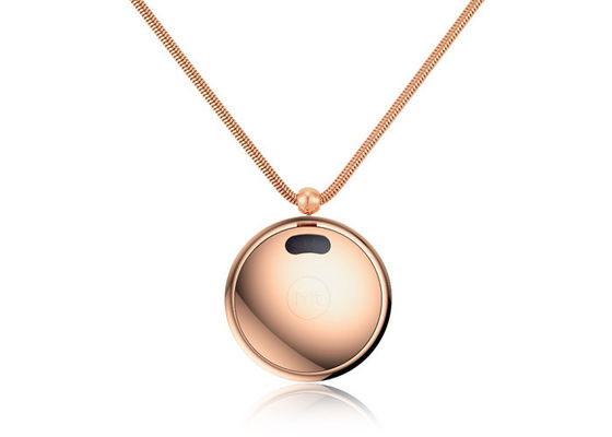 Las mujeres Bluetooth Smart del Rose-Oro cupieron la batería de medición del kilometraje del collar
