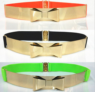 Enrarezca las correas elásticos del paño de las correas de los 2cm - de los 4cm para el bownot del metal de las mujeres