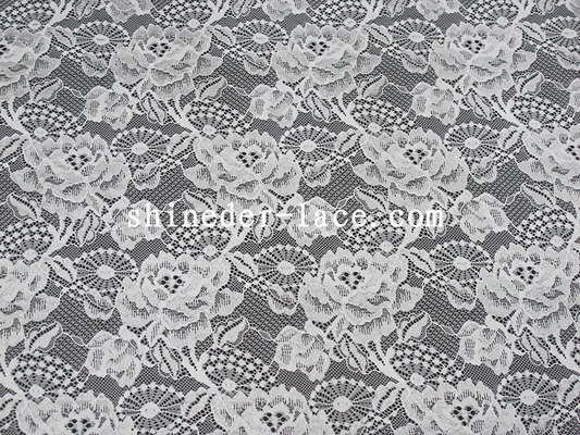 modelo floral/especial de la tela de nylon del cordón de la anchura del 150cm de la hoja para la ropa SYD-0170 de las mujeres