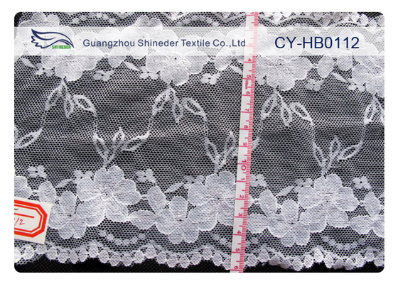 Tela del cordón del nilón del 100%, alta tenacidad para la ropa, vestido CY-HB0112