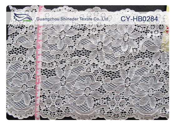 Tela de nylon elástico del cordón del diseño fresco para el casquillo, camisa CY-HB0284